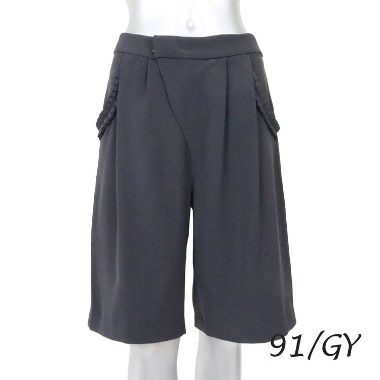 GALENA/70032-1103/ポケットフリルショートパンツ